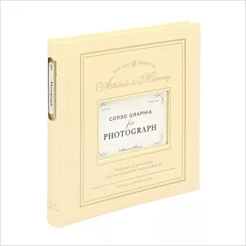【MARK’S】Corso Graphia 復古金框相簿(M)(杏)