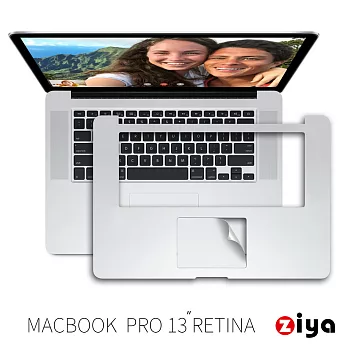 [ZIYA] Apple Macbook Pro 13.3吋 Retina 手腕鍵盤貼膜/手掌鍵盤保護貼 (全版面 時尚靚銀款)