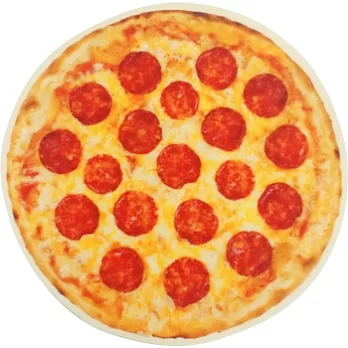 【magnet】擬真美食滑鼠墊_臘腸披薩