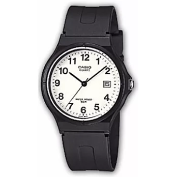 CASIO 時尚指針式潮流腕錶-白面-MW-59-7B