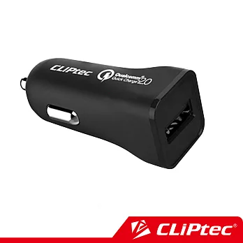 CLiPtec 3.0A Quick Charge 2.0快速車充黑色