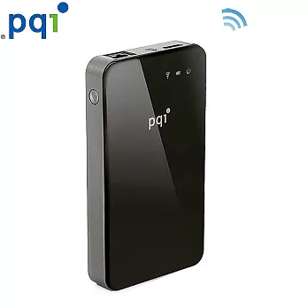 PQI Air Bank 1TB USB3.0 2.5吋無線Wi-Fi 行動硬碟(黑)