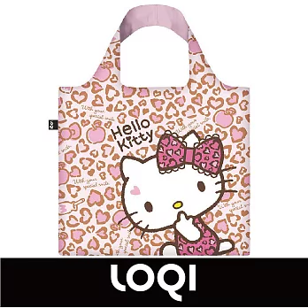 LOQI 春捲包│旅行系列│Hello Kitty豹紋