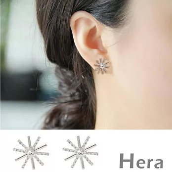 【Hera】赫拉 太陽的後裔宋慧喬款太陽花耳針/耳環-2色(銀色)