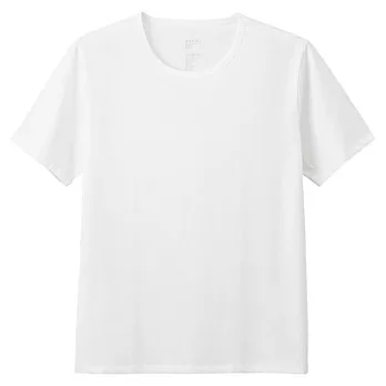 [MUJI無印良品]男有機棉天竺T恤XL柔白