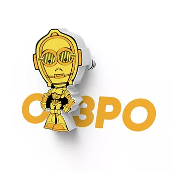 3D Light FX -3D立體迷你夜燈Starwars星際大戰 C-3PO