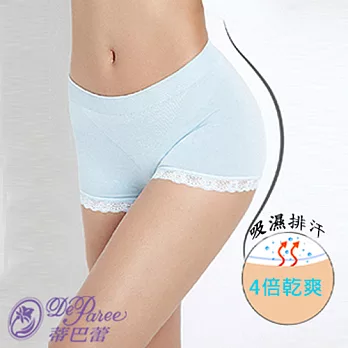 蒂巴蕾Shorts collection 竹纖維Lace褲水藍