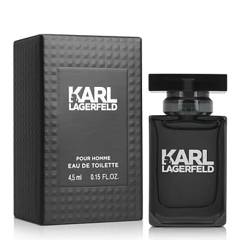 Karl Lagerfeld卡爾•拉格斐 卡爾同名時尚男性淡香水小香(4.5ml)-效期至2019/01/07