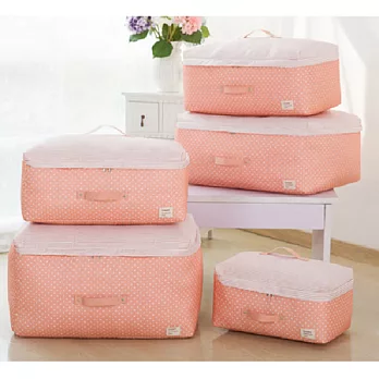 普普風衣物收納整理袋 XL粉紅