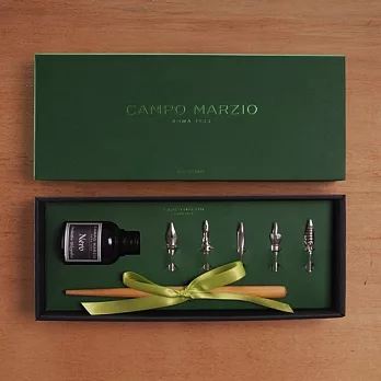 【CAMPO MARZIO】義大利精緻沾水筆禮盒(Green)