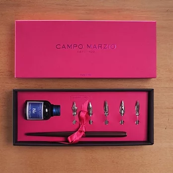 【CAMPO MARZIO】義大利精緻沾水筆禮盒(Pink)