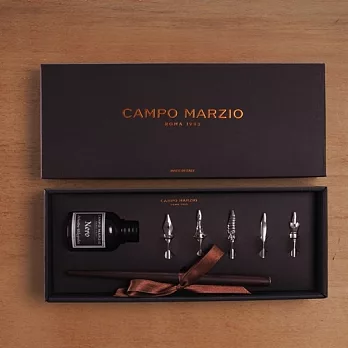【CAMPO MARZIO】義大利精緻沾水筆禮盒(Brown)