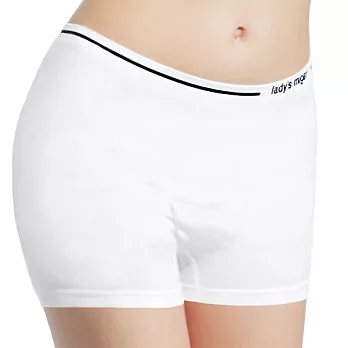[MIGER密格內衣]一體成型無縫基本平口褲-SI-06A-台灣製-M白色