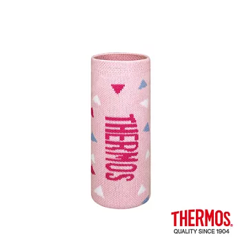 【THERMOS 膳魔師】杯瓶保護套(Z-BSKS)PK：三角粉紅