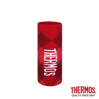 【THERMOS 膳魔師】杯瓶保護套(Z-BSKS)DRD: 菱格紅