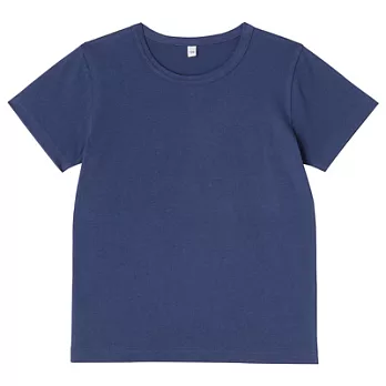 [MUJI無印良品]兒童有機棉每日兒童服短袖T恤110藍色