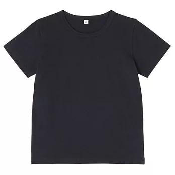 [MUJI無印良品]兒童有機棉每日兒童服短袖T恤110深藍