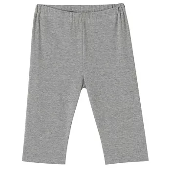 [MUJI無印良品]兒童有機棉混每日兒童服五分緊身褲110灰色
