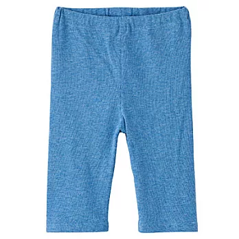 [MUJI無印良品]幼兒有機棉混每日兒童服五分緊身褲80天空藍