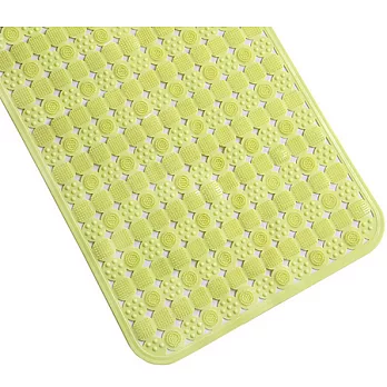 TPR浴室瀝水防滑按摩地墊草綠