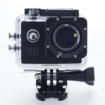 廣角微型運動攝影機黑色