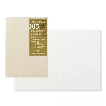 MIDORI Traveler’s Notebook PA SIZE補充包-005輕量紙