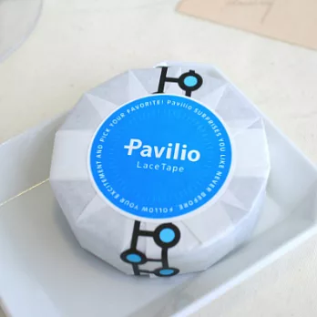 日本PavilioLaceTape風格膠帶_Standard系列_旅行的美好(MEDAKA NO TAMAGO BLU)