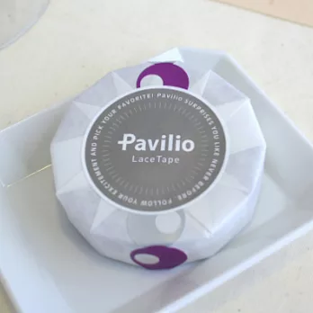 日本PavilioLaceTape風格膠帶_Standard系列_玉子寶石(GYOKU PURPLE)