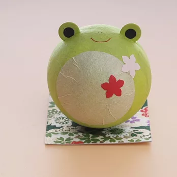 【表現社】和紙娃娃擺飾-青蛙