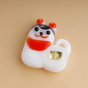 【表現社】財布金箔御守-張子犬