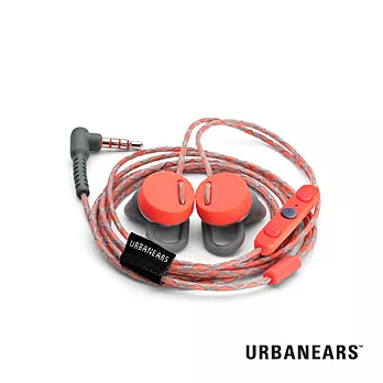 Urbanears 瑞典設計 Active Reimers 運動款入耳式耳機( Android版) - 奔騰紅奔騰紅