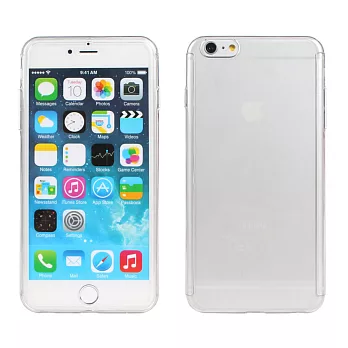【BIEN】iPhone 6 Plus/6s Plus 彩邊全透雙件超薄硬質手機殼(透明)