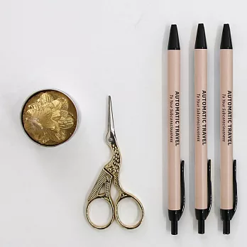 Second Mansion 自然元素0.38油性原子筆V1-01 旅行意義