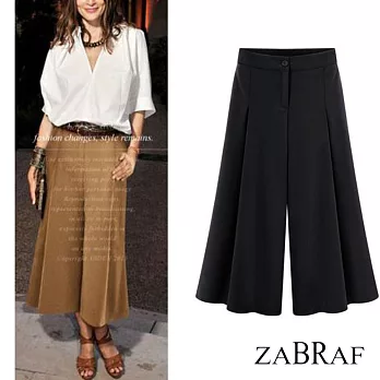 【BR】九分寬口西裝褲-共3色(L-2XL可選)XL黑色