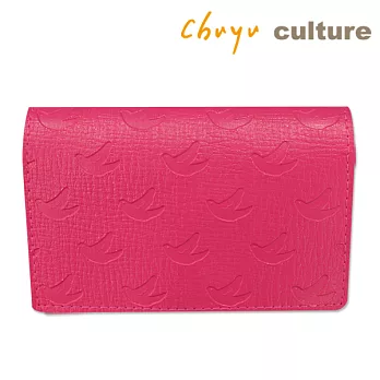 珠友 扣式雙折票卡夾-The FashionA桃