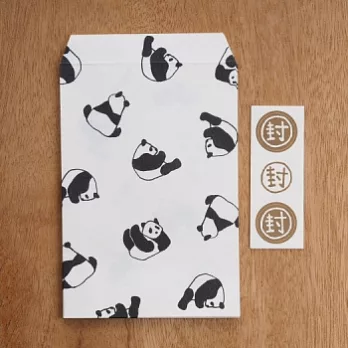 【伊予和紙】和紙包裝袋(8入)_熊貓