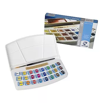 梵谷塊狀水彩24色