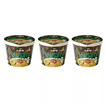 《小廚師》慢食麵 精緻禮盒-泰式綠咖哩雞(3桶/盒)
