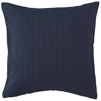 [MUJI無印良品]棉刺繡座墊套深藍