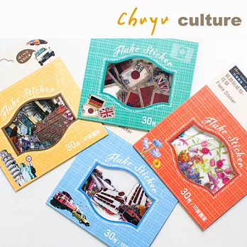 珠友 裝飾貼紙包/手帳 日誌 相冊 禮品 卡片裝飾貼/4包入