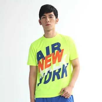 AIRWALK-AIRWALK 印花圓領 T桖 M黃