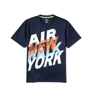AIRWALK-AIRWALK 印花圓領 T桖 M藍