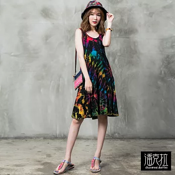 【潘克拉】全染背心洋裝-F FREE染色