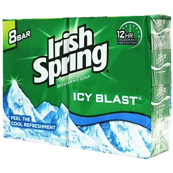 【美國 Irish Spring】酷涼香皂-106.3g/3.75oz(8入組)