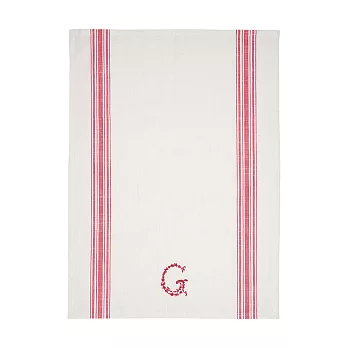 Tea towel G raspberry 茶巾