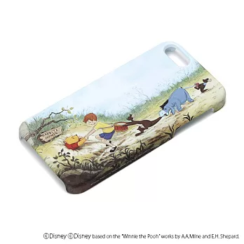 【日本 PGA-iJacket】iPhone SE/5/5s 皮革漆77系列 硬殼 手機殼 - 維尼773維尼