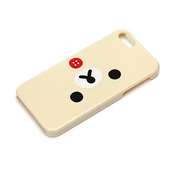 【日本 PGA-iJacket】 iPhone SE/5/5s 拉拉熊大臉10系列 硬殼 手機殼 - 小白熊105小白熊