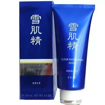 《KOSE高絲》雪肌精淨白黑面膜(76ml)