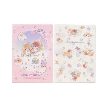 《Sanrio》雙星仙子繪本星之花系列A4文件夾組(一組2入)