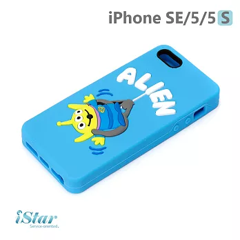 【日本 PGA-iJacket】正版 迪士尼 iPhone SE/5/5s 3D立體浮雕矽膠系列 軟殼 手機殼 - 三眼怪085三眼怪